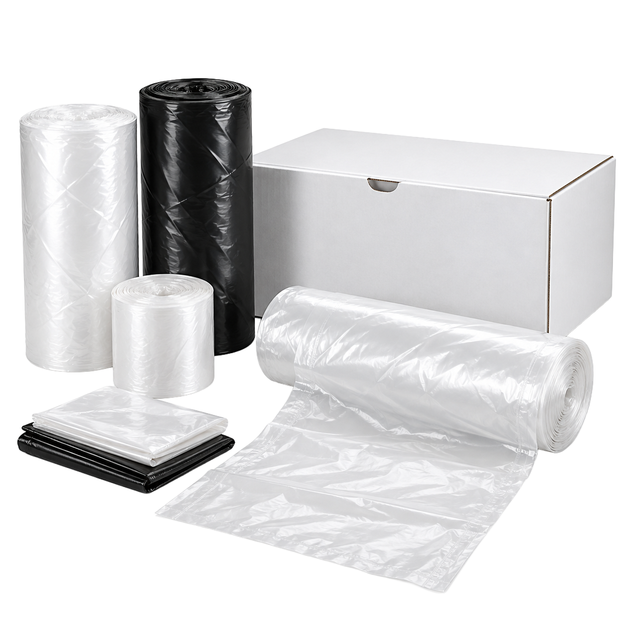 Can liners for industrial waste handling and facility operations